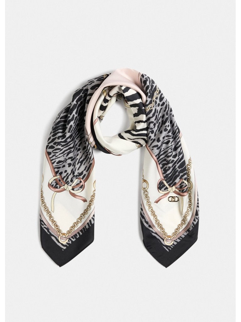 Liu Jo foulard Mix Print 90x90