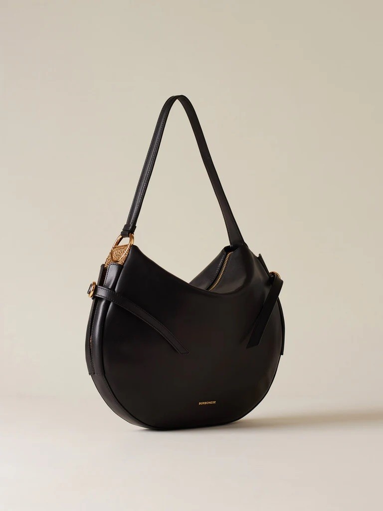 Borbonese Bridle Borsa Hobo M. 91010103-au5