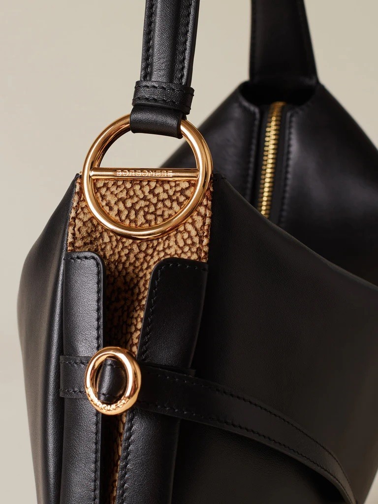 Borbonese Bridle Borsa Hobo M. 91010103-au5