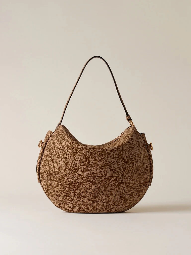 Borbonese Camoscio Op Borsa Hobo M. 91010103-684