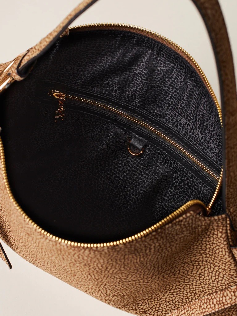 Borbonese Camoscio Op Borsa Hobo M. 91010103-684