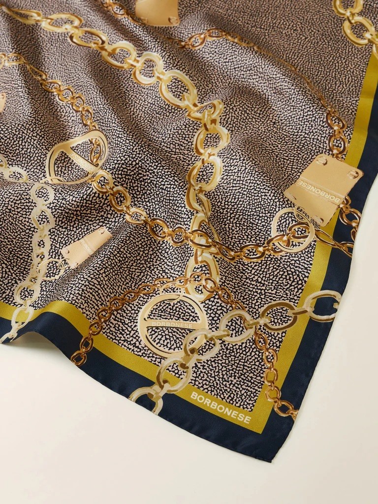 Borbonese Tessile Foulard Catene 90x90 91060068-0144