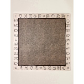 Borbonese Tessile Foulard Op Logo Outline 90x90 6dp044-0146