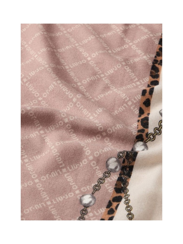 Liujo-ecs Stola Pearls Animal 70x180 Sciarpa/scialle-2f5081-t0300