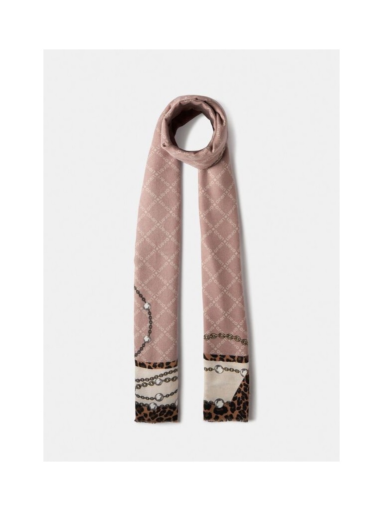 Liujo-ecs Stola Pearls Animal 70x180 Sciarpa/scialle-2f5081-t0300