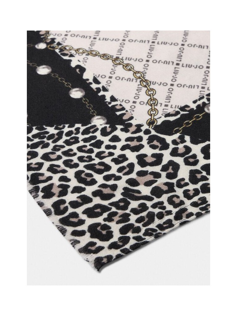 Liujo-ecs Stola Pearls Animal 70x180 Sciarpa/scialle-2f5081-t0300