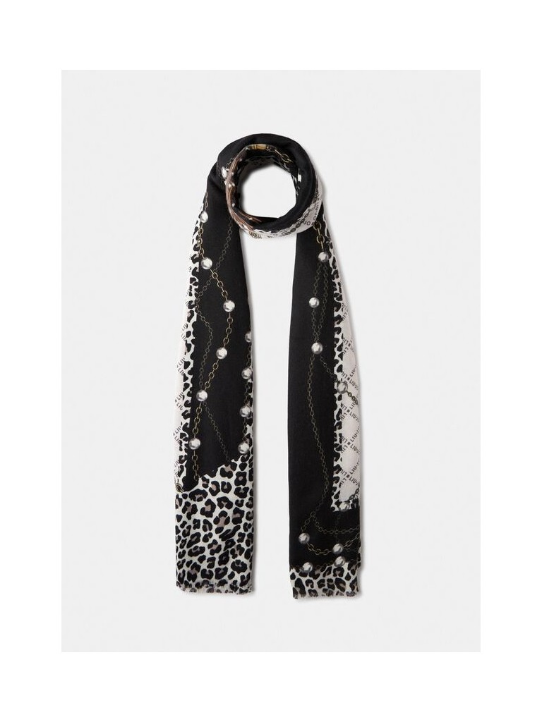 Liujo-ecs Stola Pearls Animal 70x180 Sciarpa/scialle-2f5081-t0300