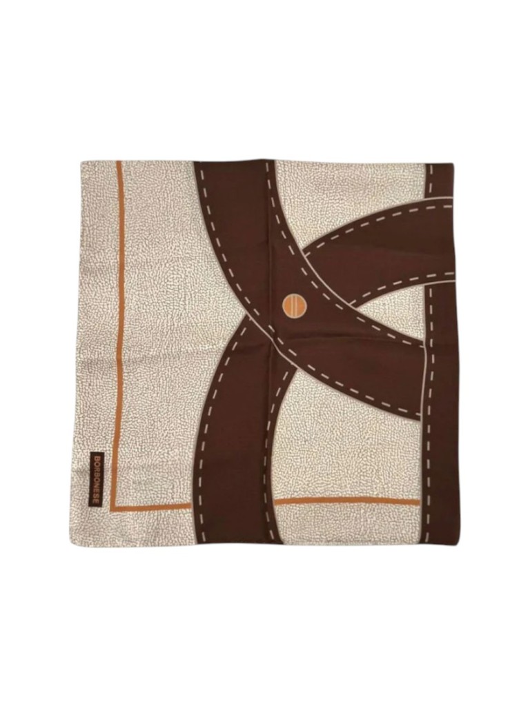 Borbonese Tessile Foulard Viti Intrecciate 90x90 91060017
