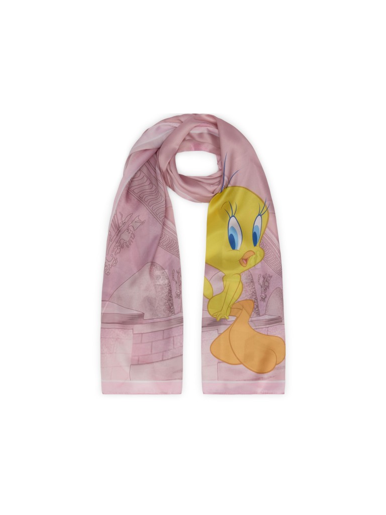 Braccialini Foulard Looney Tunes Tessuto 90x180 Ltfr17