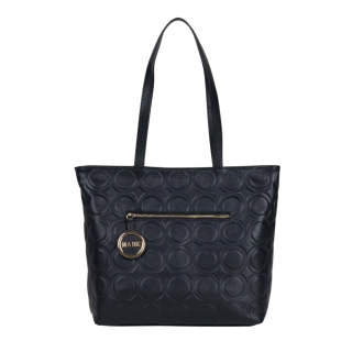 Mbrc Borsa In Pelle Linea Sfera Nero