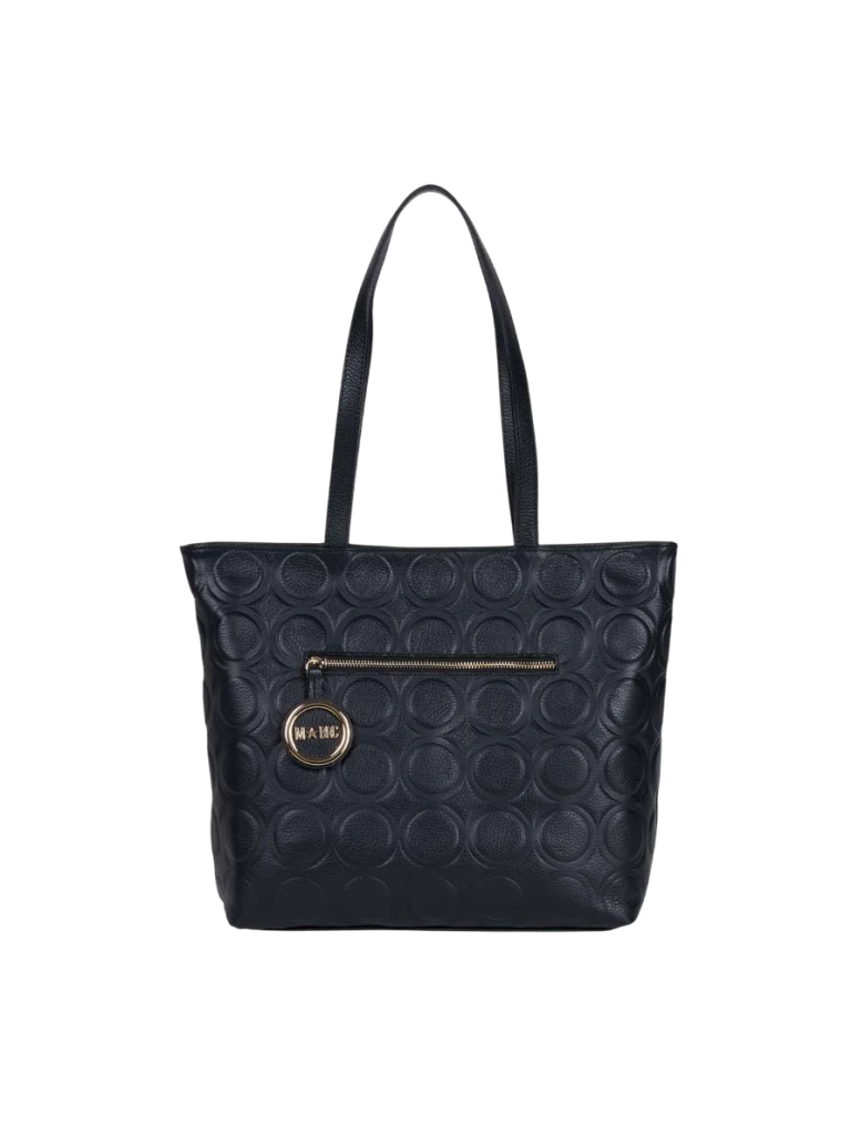 Mbrc Borsa In Pelle Linea Sfera Nero