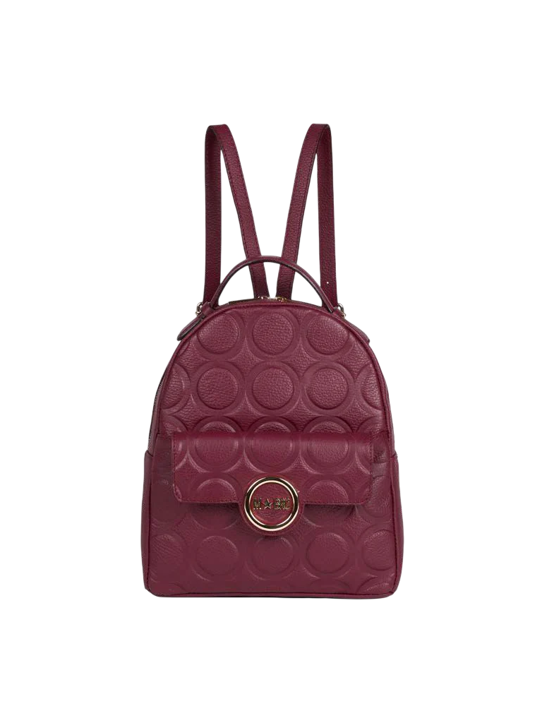Mbrc Borsa In Pelle Linea Sfera Bordeaux