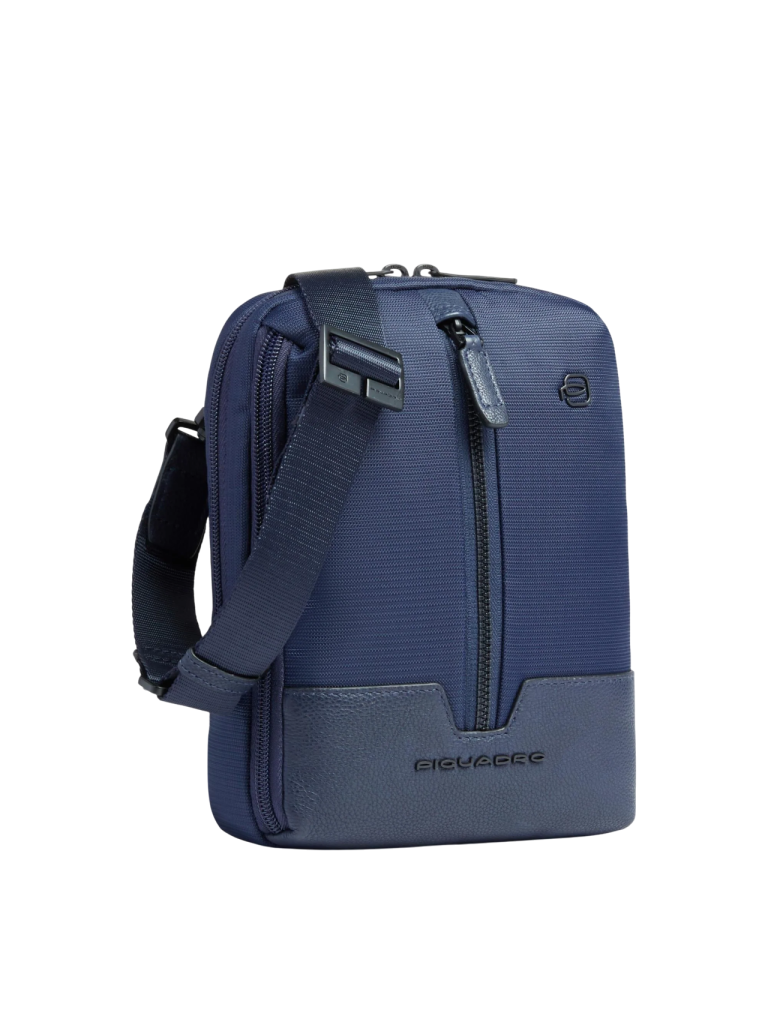 Piquadro Borsello Ipad  In Pelle e Tessuto