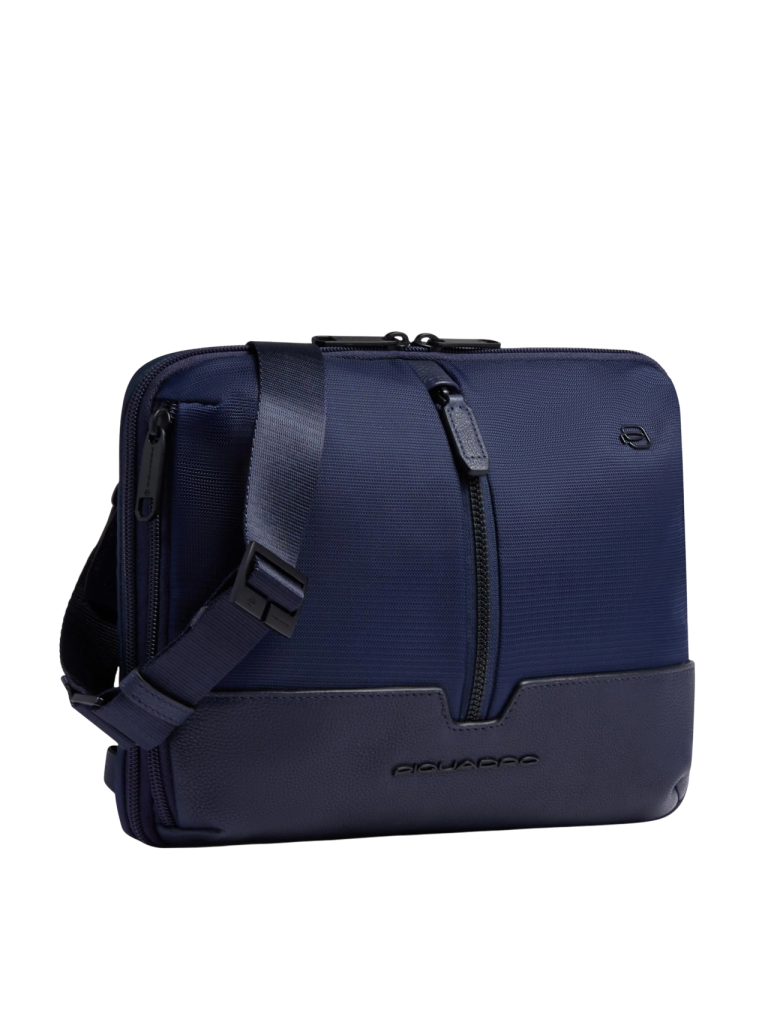 Piquadro Borsello uomo Orizzontale In Pelle e Tessuto