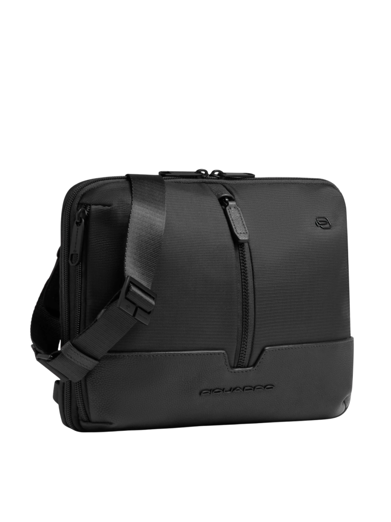 Piquadro Borsello uomo Orizzontale In Pelle e Tessuto