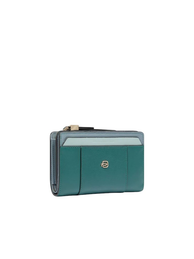 Piquadro Portafoglio donna medio con zip in pelle PD6661W92R