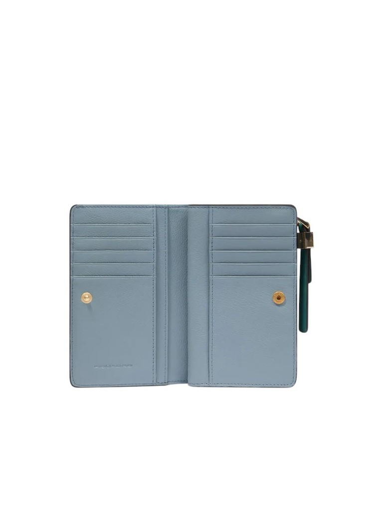 Piquadro Portafoglio donna medio con zip in pelle PD6661W92R