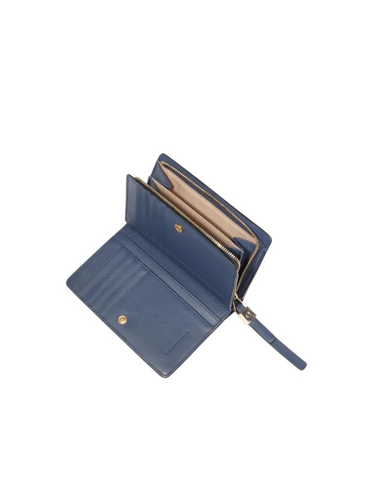 Piquadro Portafoglio donna medio con zip in pelle PD6661W92R