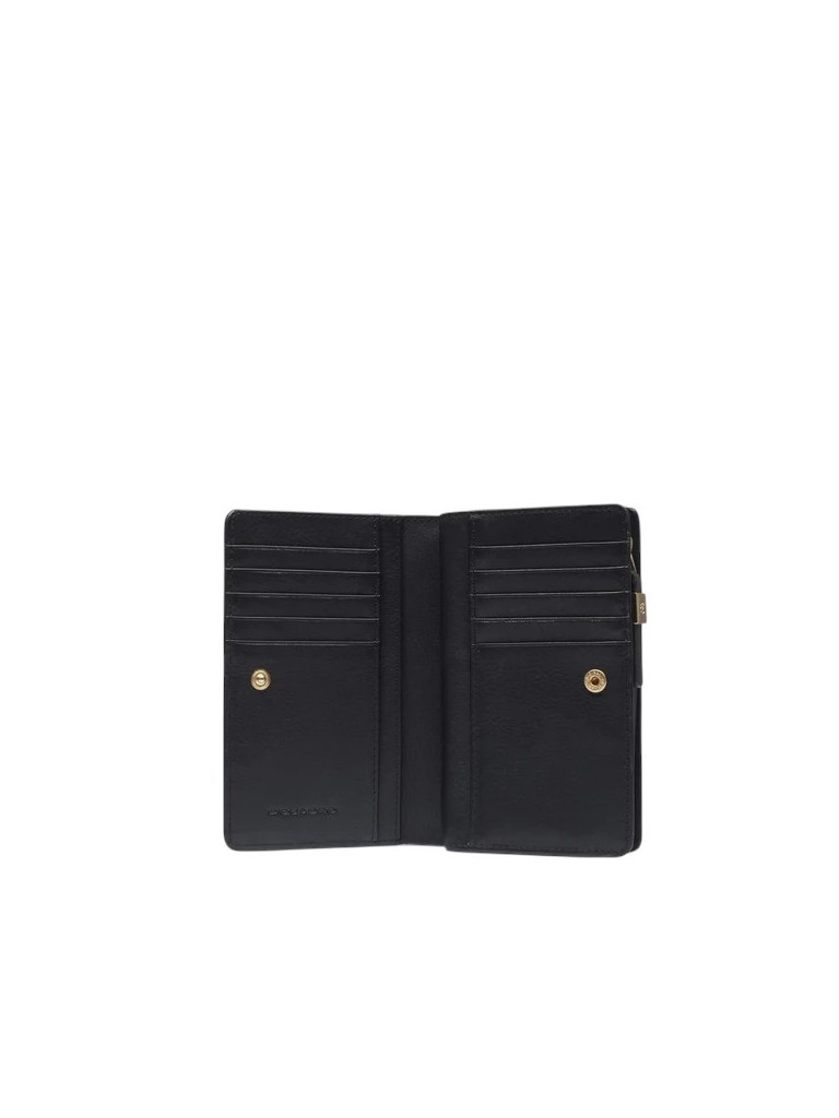 Piquadro Portafoglio donna medio con zip in pelle PD6661W92R