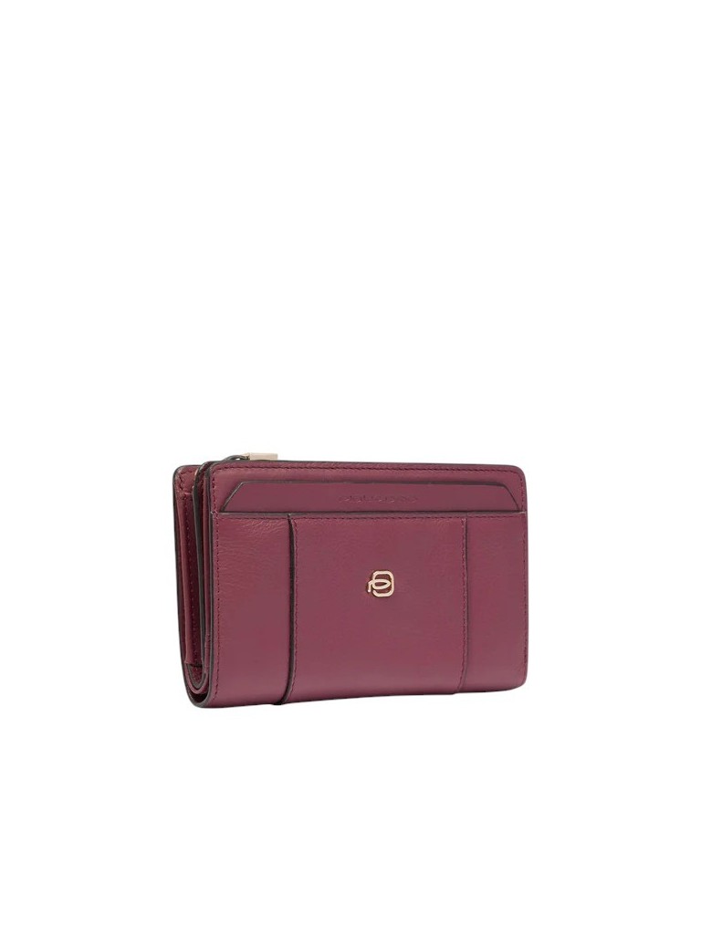 Piquadro Portafoglio donna medio con zip in pelle PD6661W92R