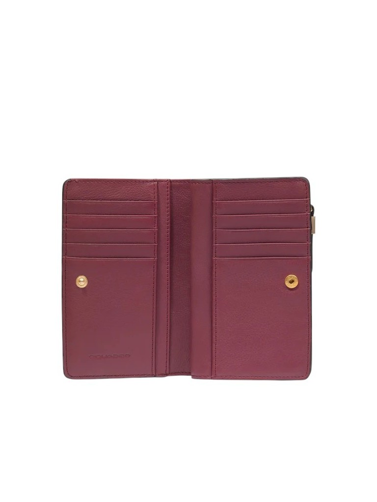 Piquadro Portafoglio donna medio con zip in pelle PD6661W92R