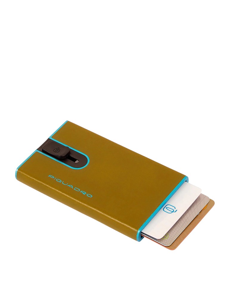 PIQUADRO Porta carte di credito con sliding system PP4825B2BLR