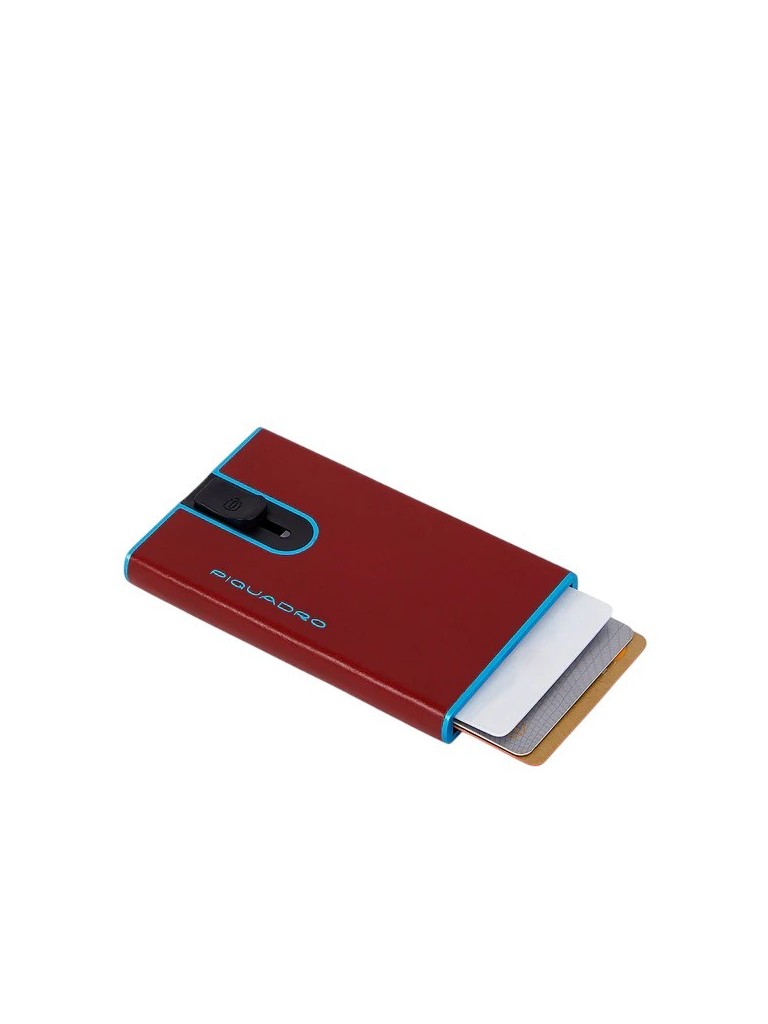 PIQUADRO Porta carte di credito con sliding system PP4825B2BLR