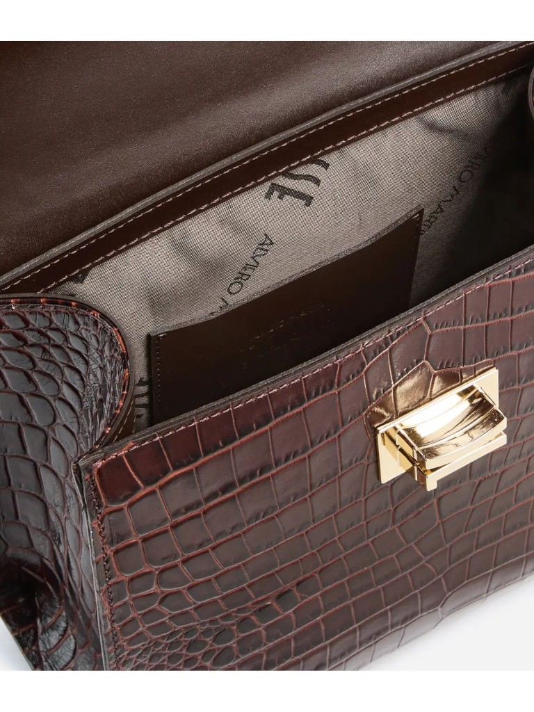 1 Classe Borsa Mini Tote Con Patta