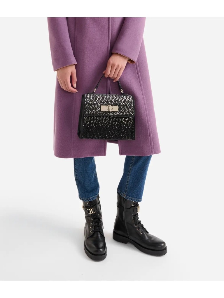 1 Classe Borsa Mini Tote Con Patta