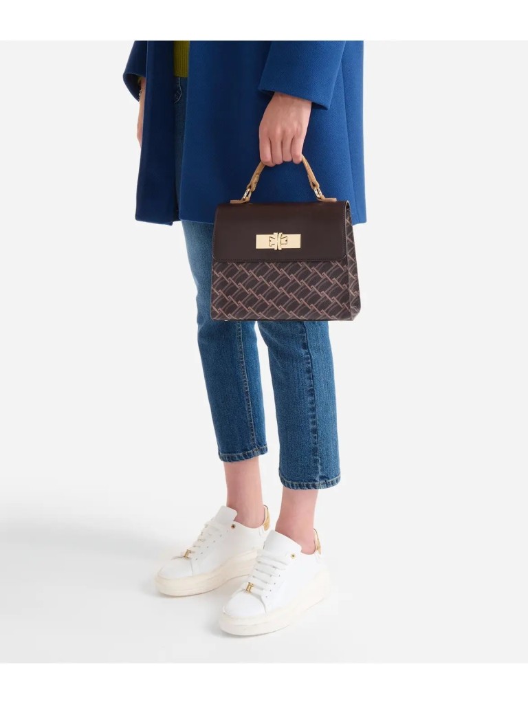 1 Classe Borsa Mini Tote Con Patta