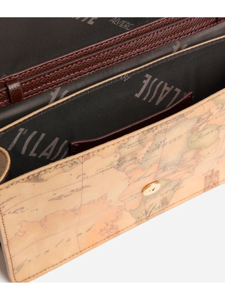 1 Classe Borsa Pochette Patta E Tracolla Staccabile