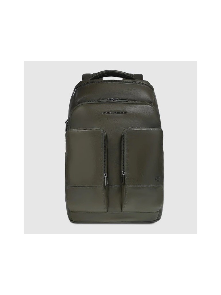 Piquadro W136 Borsone Con Portabilita A Zaino In Pelle Bv5993w136