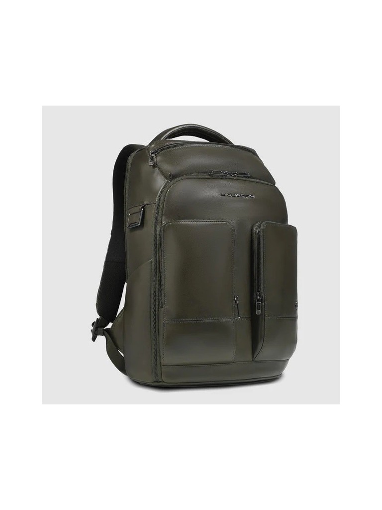 Piquadro W136 Borsone Con Portabilita A Zaino In Pelle Bv5993w136