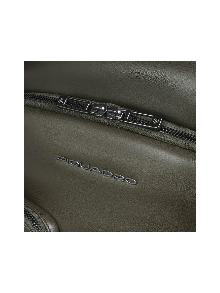 Piquadro W136 Borsone Con Portabilita A Zaino In Pelle Bv5993w136