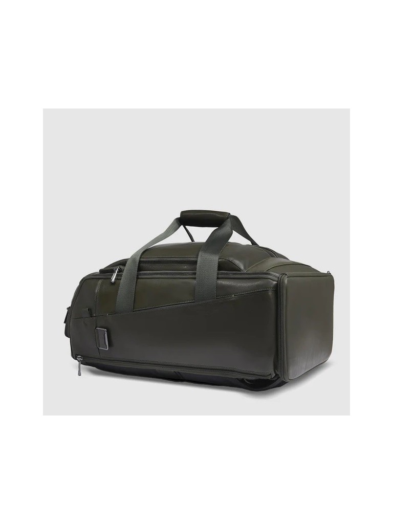 Piquadro W136 Borsone Con Portabilita A Zaino In Pelle Bv5993w136