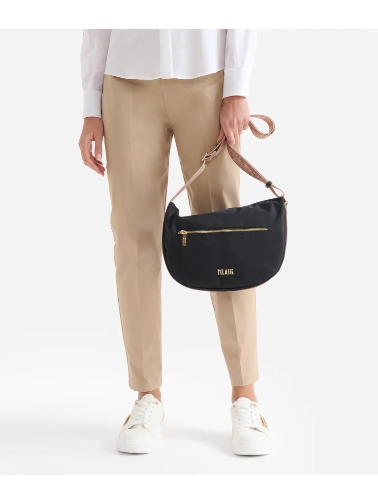 Nylon Tracolla Mezzaluna Grande Lb84-9762