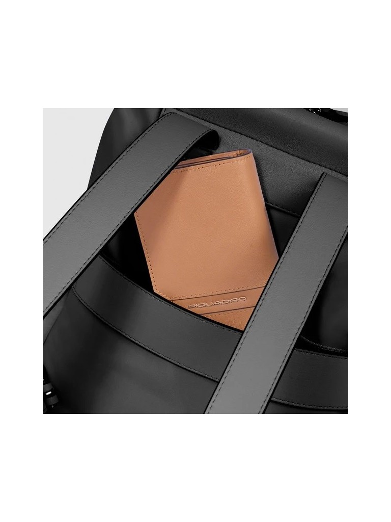 Piqaudro W92t Zaino In Pelle E Tessuto Ca5566w92t