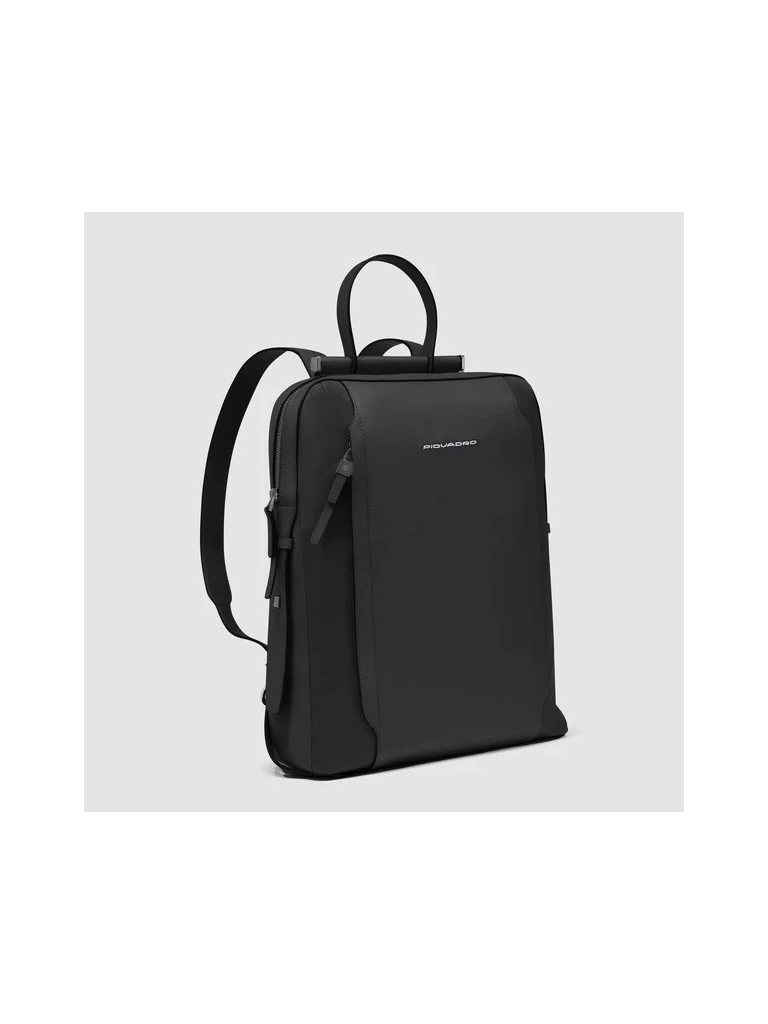 Piquadro W92t Zaino Donna In Pelle E Tessuto