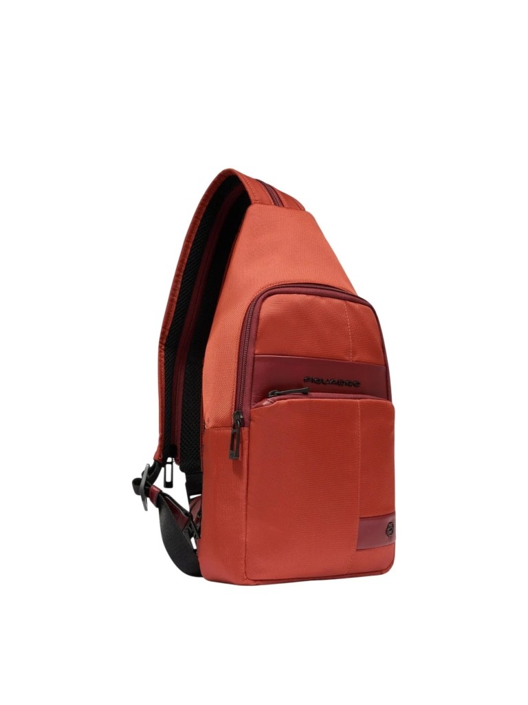 Piquadro W129 Monospalla 1 Comparto Ipad Mlnl Pelle Tessuto Ca6540w129