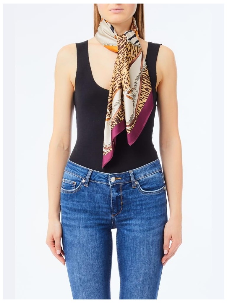 Liu Jo foulard Mix Print 90x90