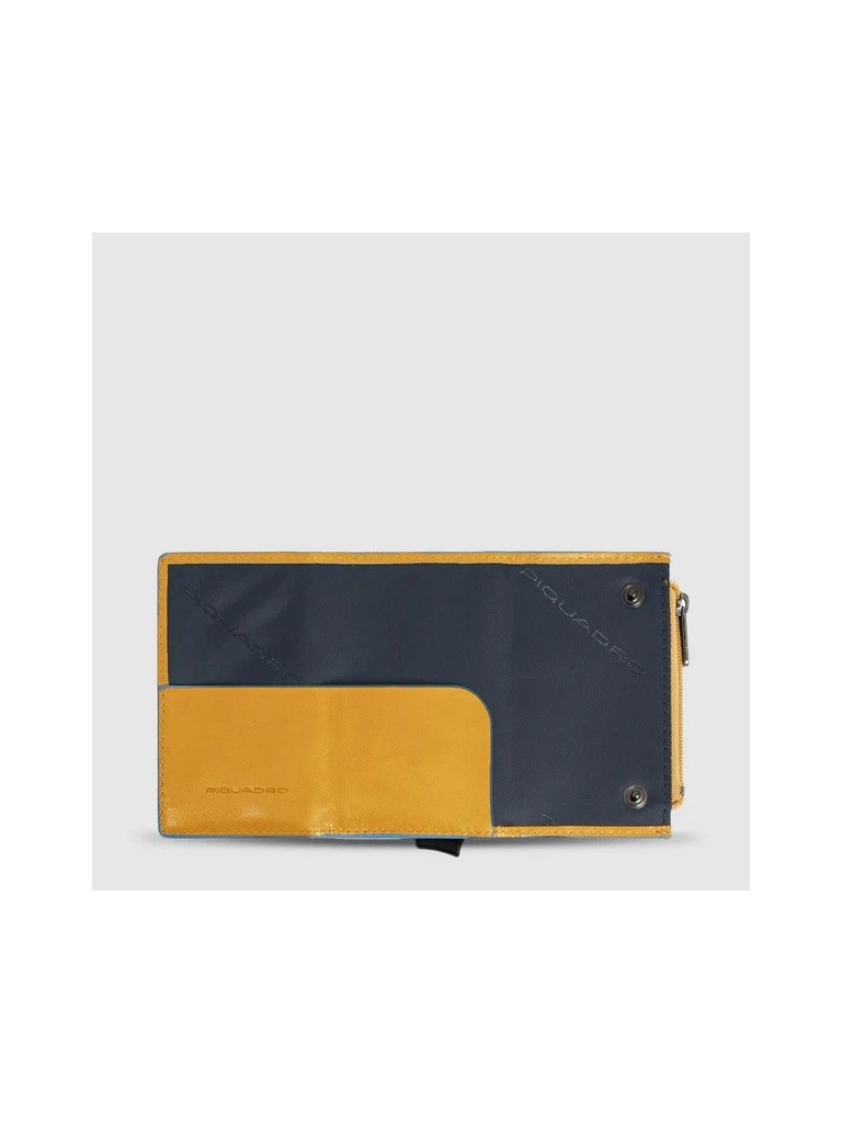 PIQUADRO PORTAFOGLIO BLUE SQUARE PELLE PP5585B2BLR