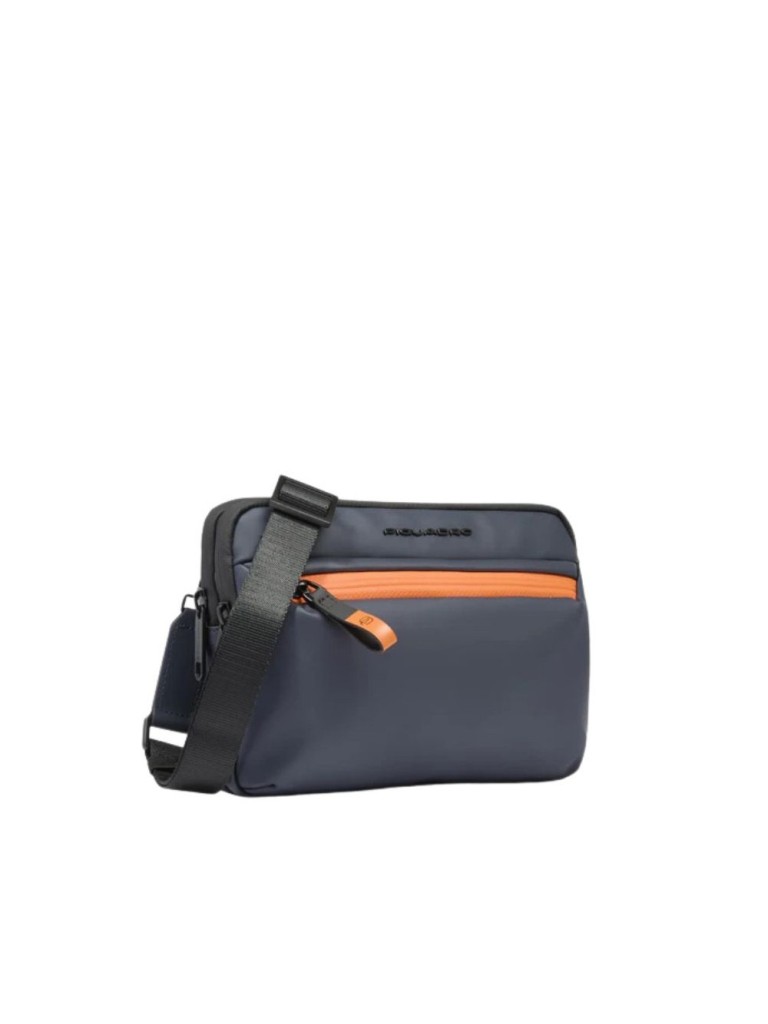 Piquadro C20w Pochette Piatta Mini In Tessuto Ac6492c20w